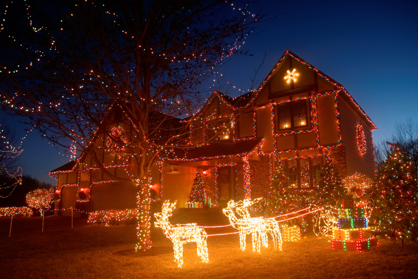 Christmas lights of Dyker Heights