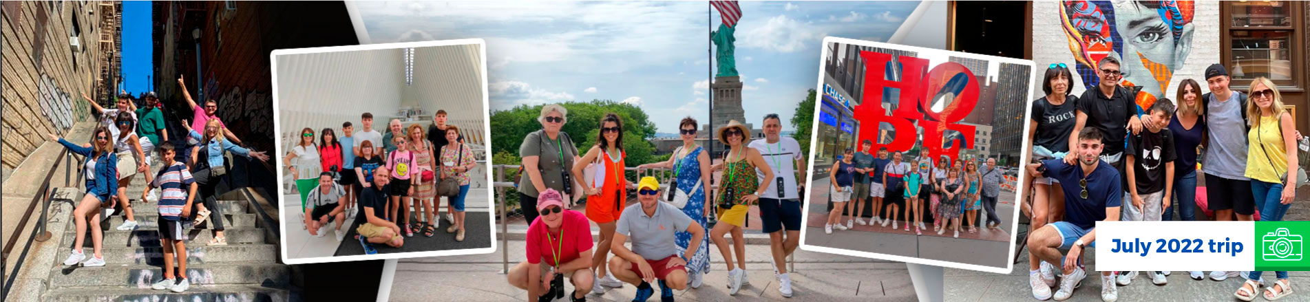 Travel to New York in July 2022 with flight, hotel and guide
