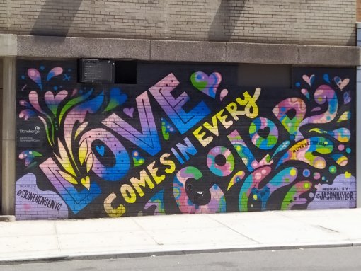 Grafiti en Nueva York - Love Comes in every color